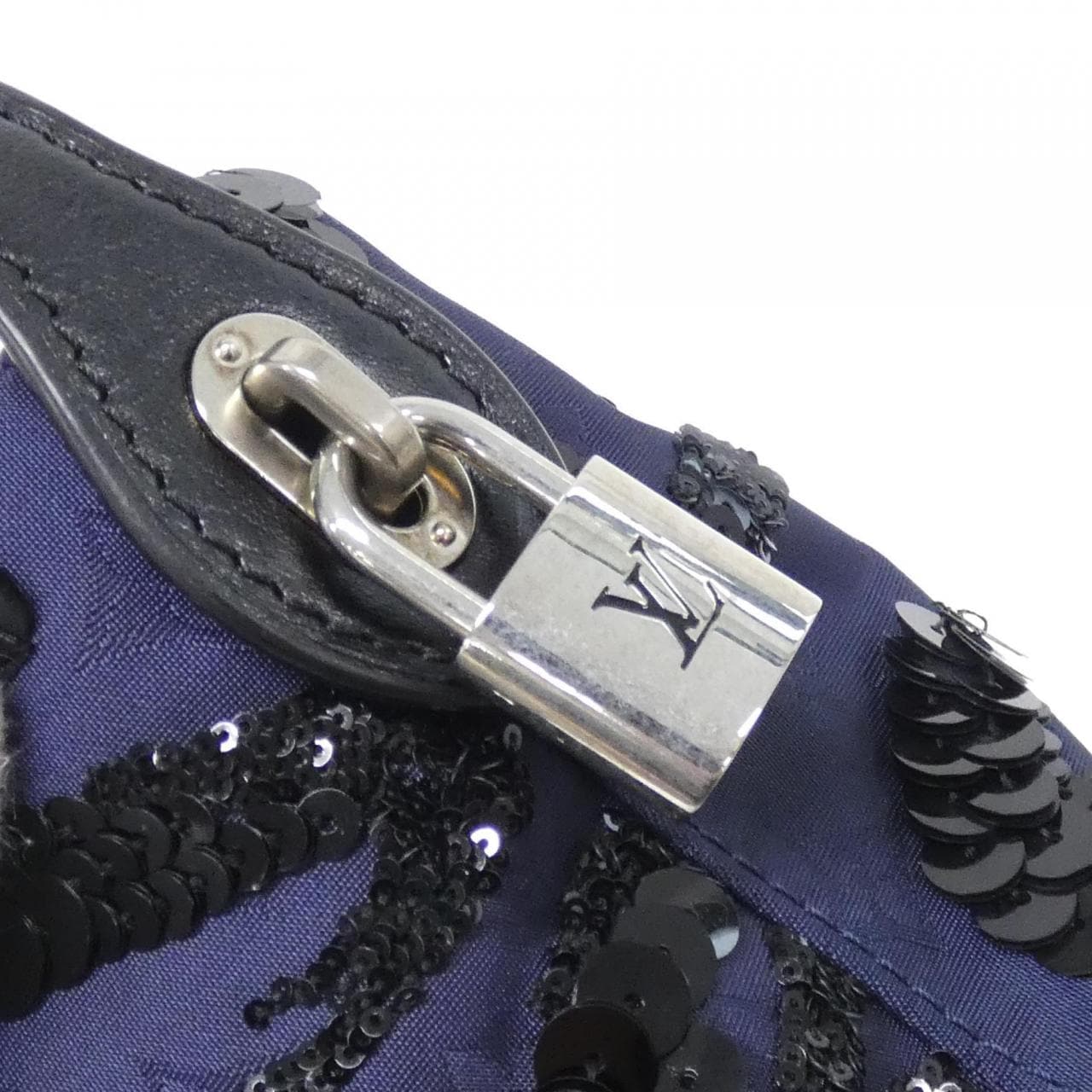 LOUIS VUITTON M94601 Handbag Canvas Navy Canvas Rank A - Thumbnail 4