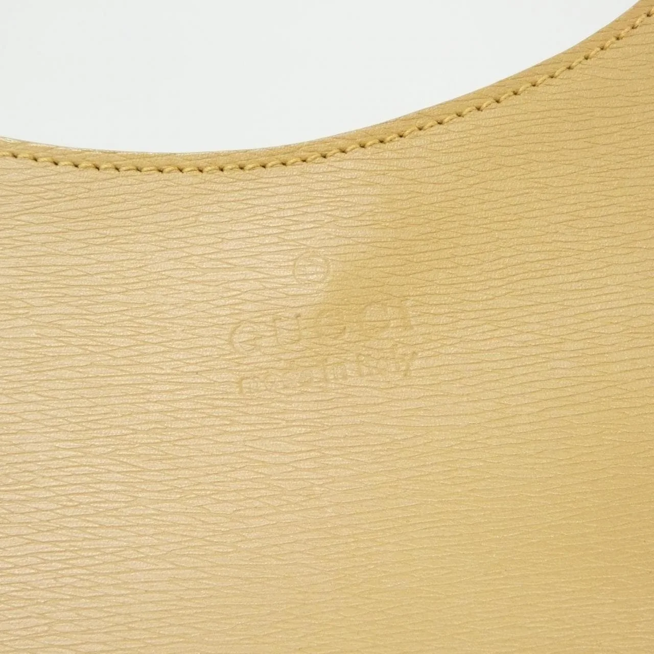 GUCCI 001 3739 肩背包 皮革 米色 皮革 中古品A - 縮圖 5