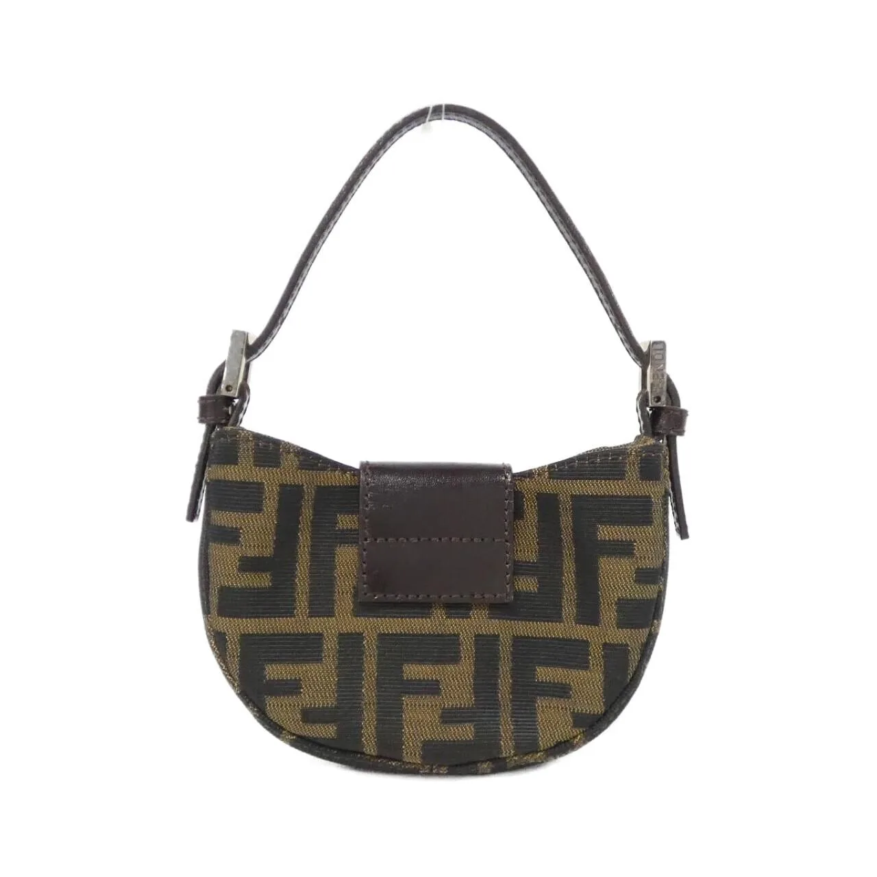 FENDI 26673 Handbag Canvas Black Canvas Rank A - Thumbnail 2