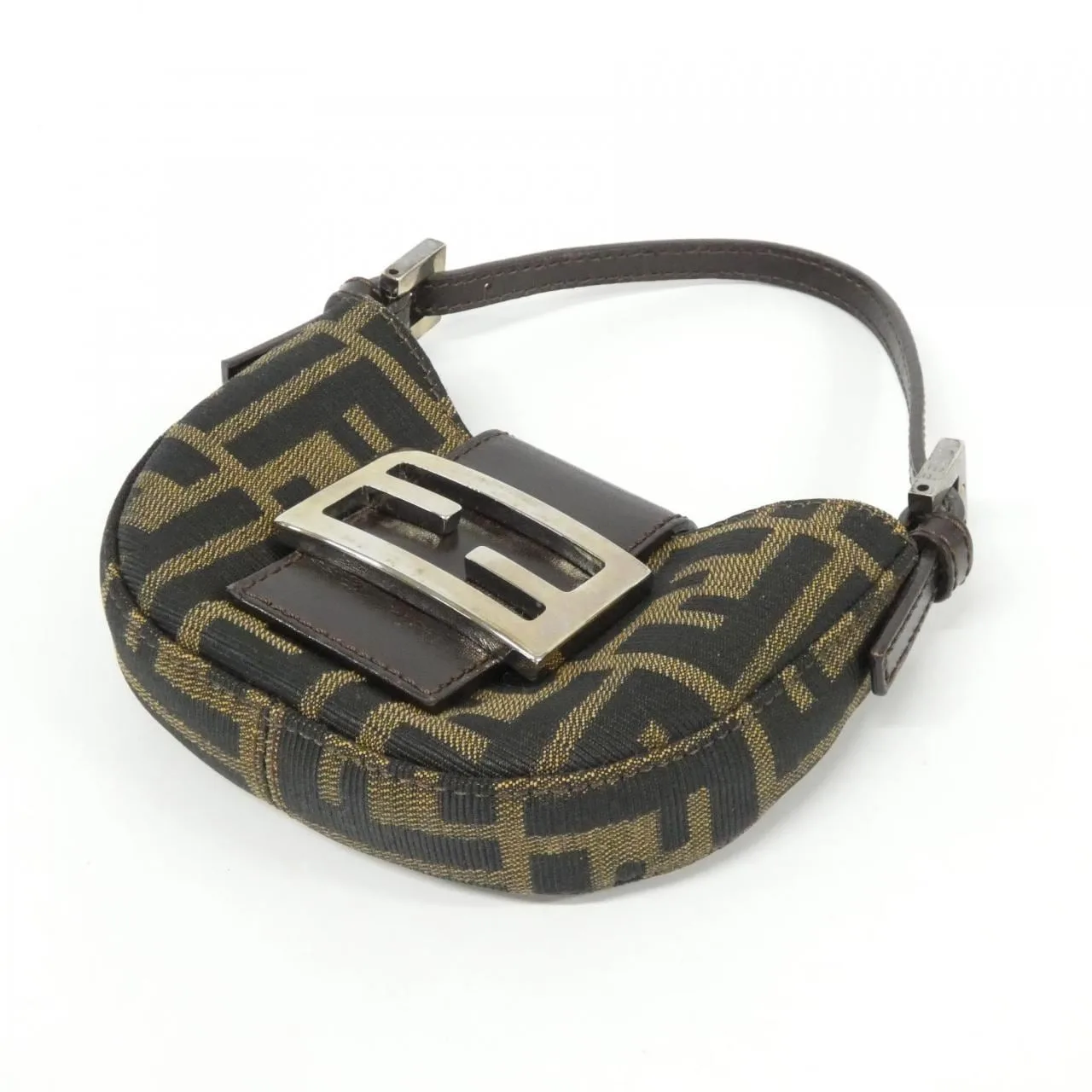 FENDI 26673 Handbag Canvas Black Canvas Rank A - Thumbnail 3