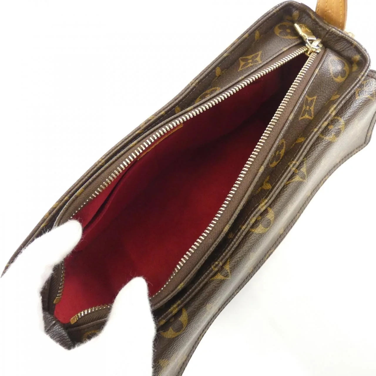 LOUIS VUITTON Viva Cité M51164 Shoulder Monogram 黑色 Monogram 中古品B - 縮圖 9