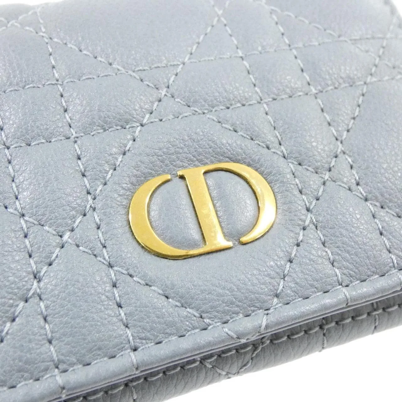 DIOR Caro S5132UWHC Wallet Black Rank A - Thumbnail 3