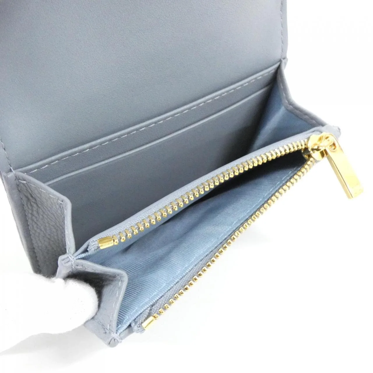 DIOR Caro S5132UWHC Wallet Black Rank A - Thumbnail 4