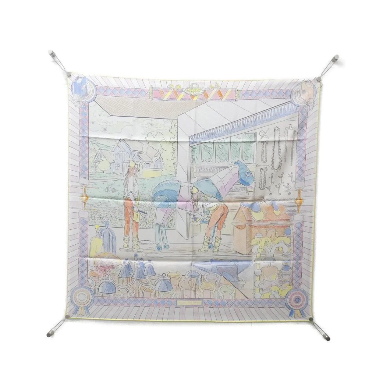 HERMES 904207S Scarf 未使用品 - 縮圖 2