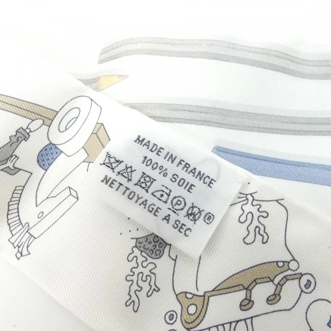 HERMES 064221S Scarf Black Rank A - Thumbnail 3