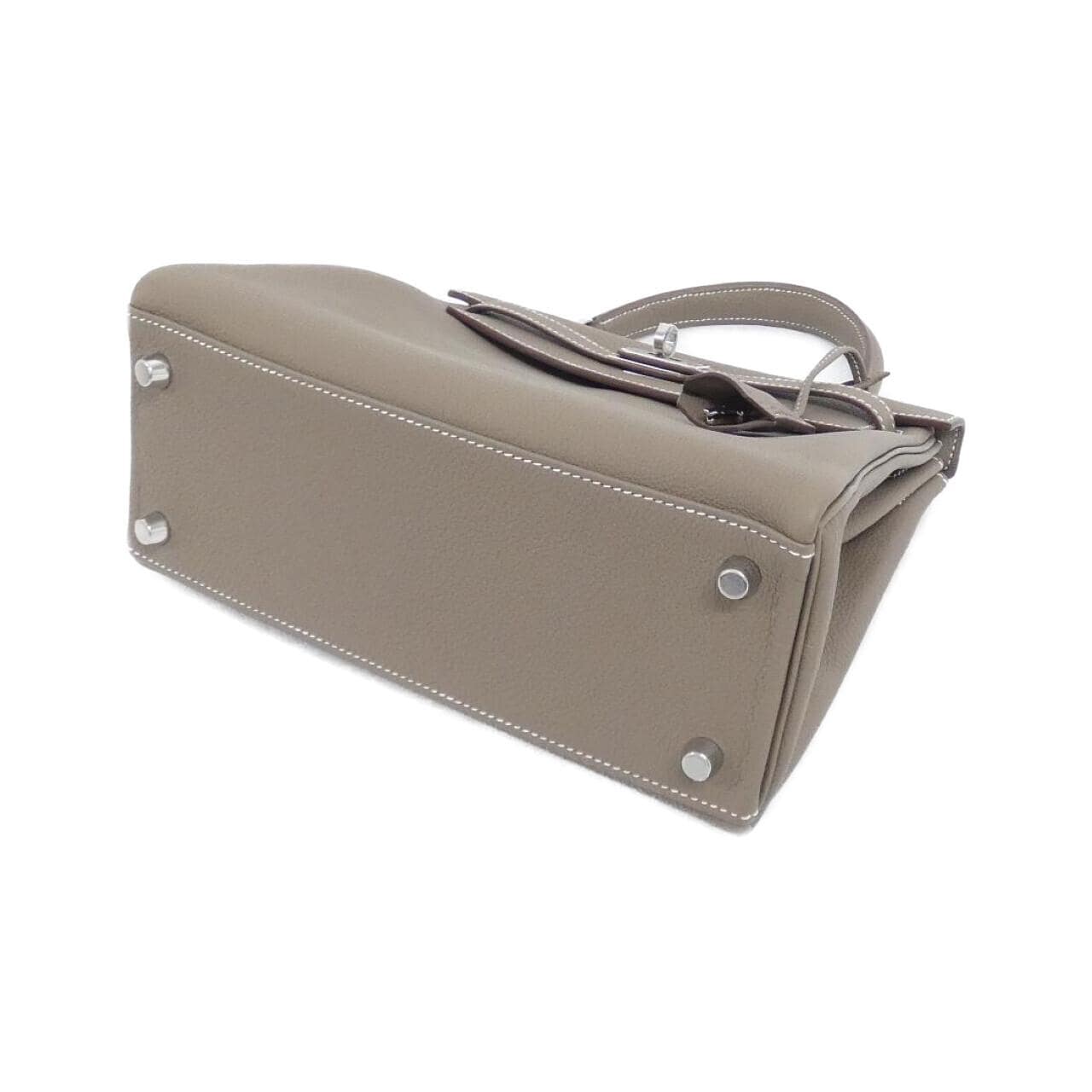HERMES Kelly 044624CK Handbag Togo Etoupe Togo 牛皮 中古品A - 縮圖 3