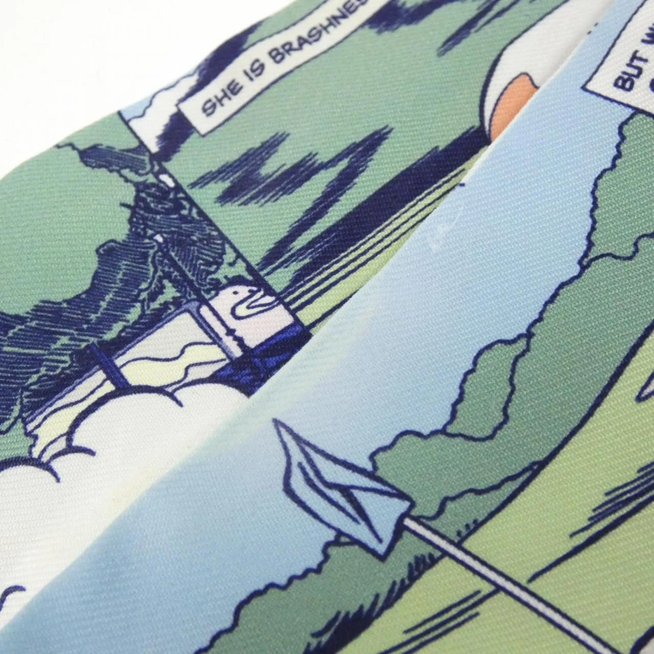 HERMES 063463S Scarf Blue Rank A - Thumbnail 4