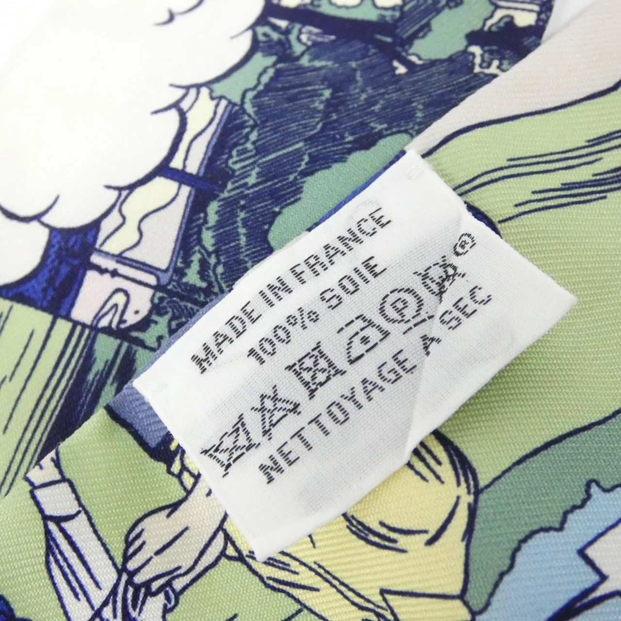 HERMES 063463S Scarf Blue Rank A - Thumbnail 6