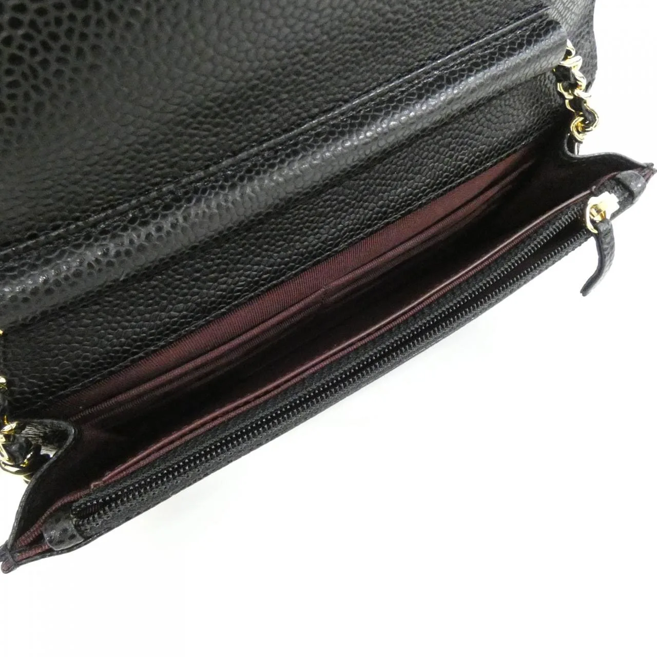 CHANEL Timeless Classic 33814 Wallet Grained Calfskin Black Grained Calfskin Rank A - Thumbnail 7