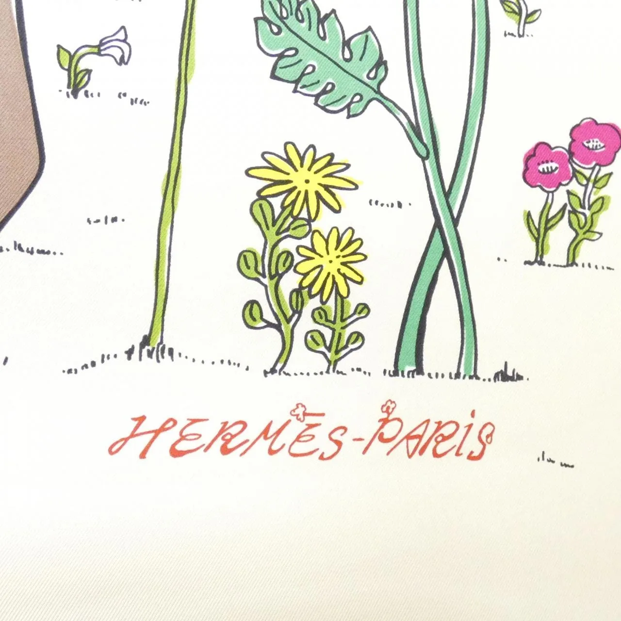 HERMES 004307S Scarf 黑色 中古品A - 縮圖 2