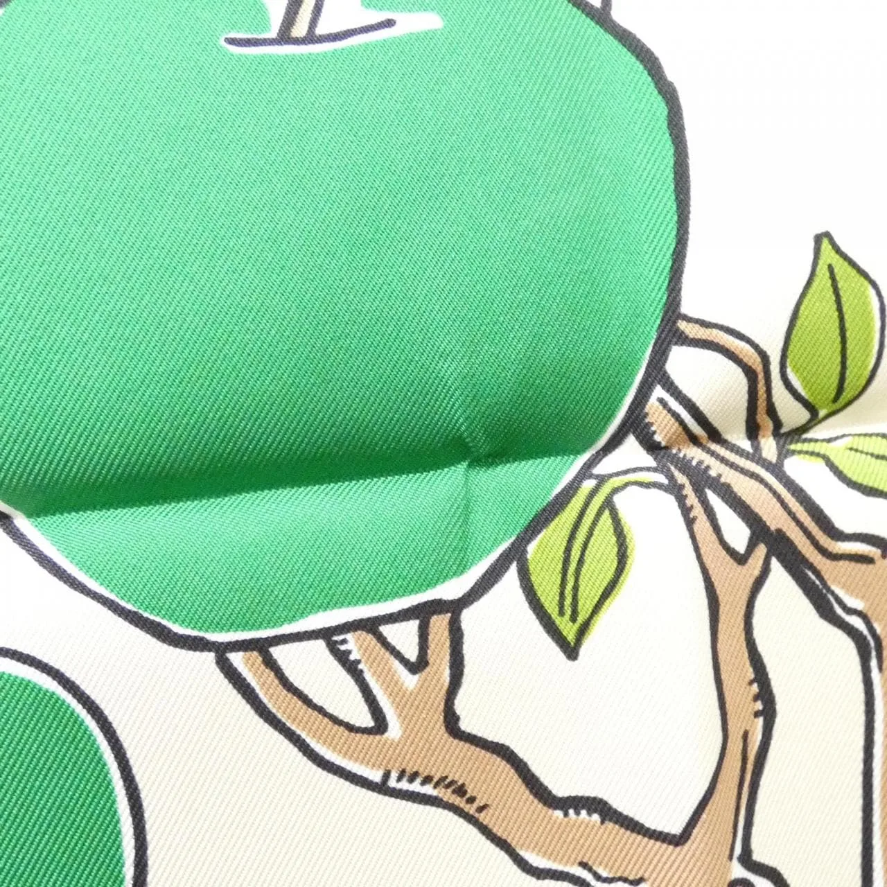 HERMES 004307S Scarf 黑色 中古品A - 縮圖 4