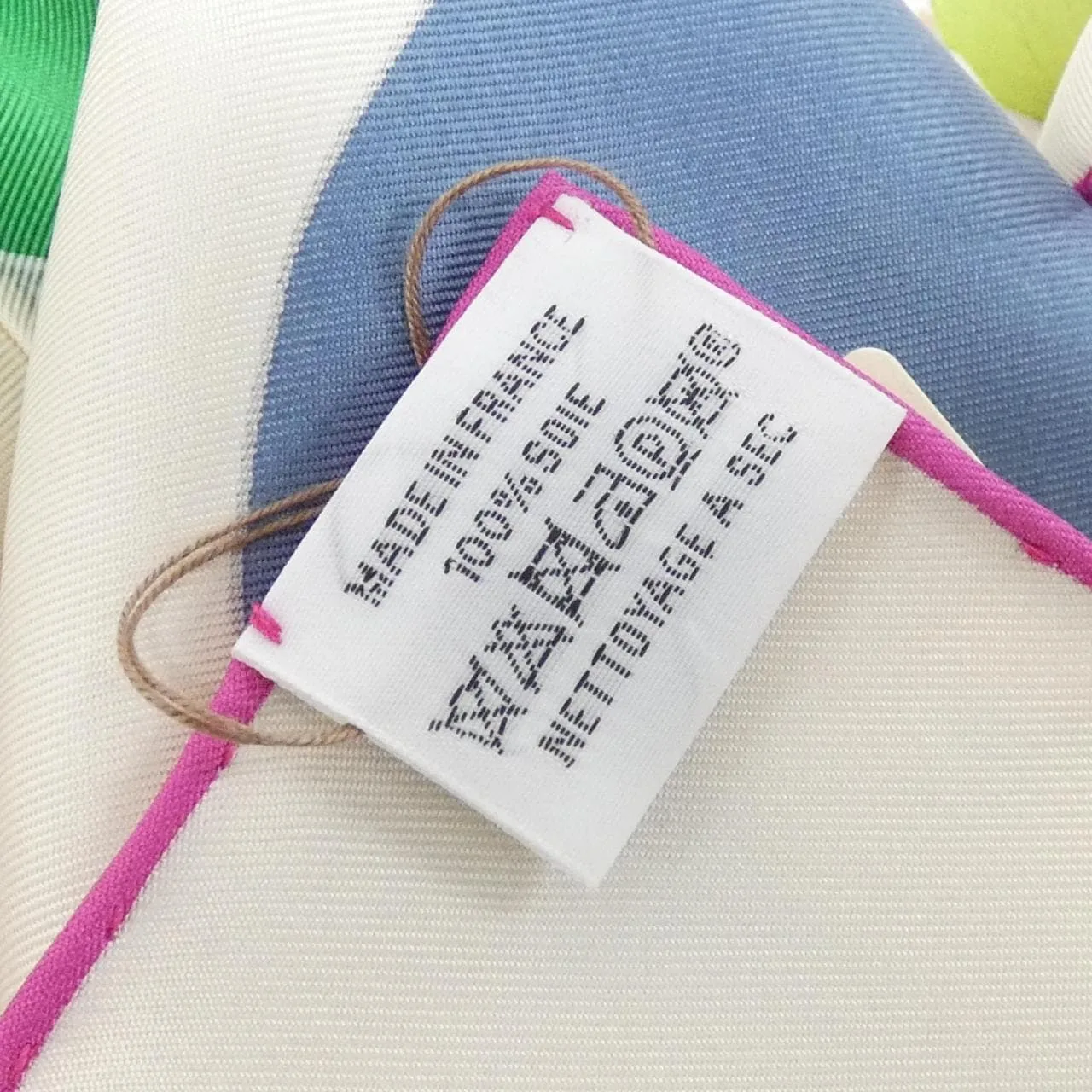 HERMES 004307S Scarf 黑色 中古品A - 縮圖 6