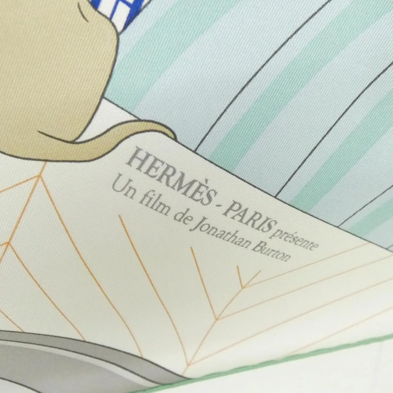 HERMES Scarf White Rank A - Thumbnail 2