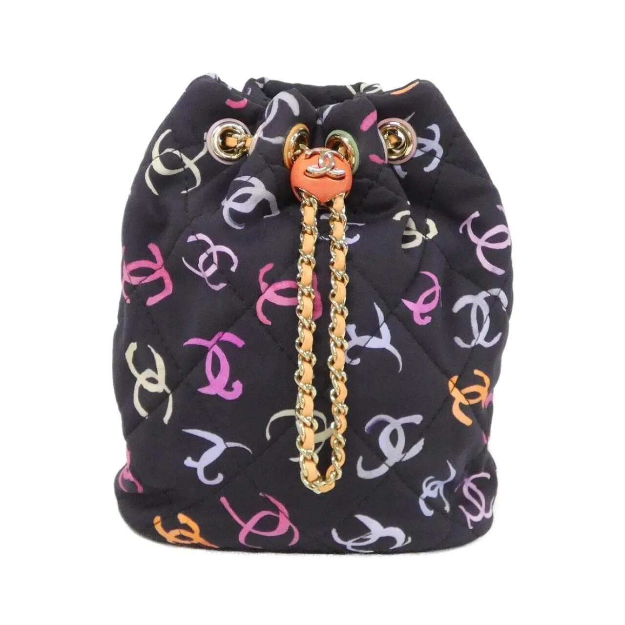 CHANEL AS4810 Backpack Canvas Multicolor