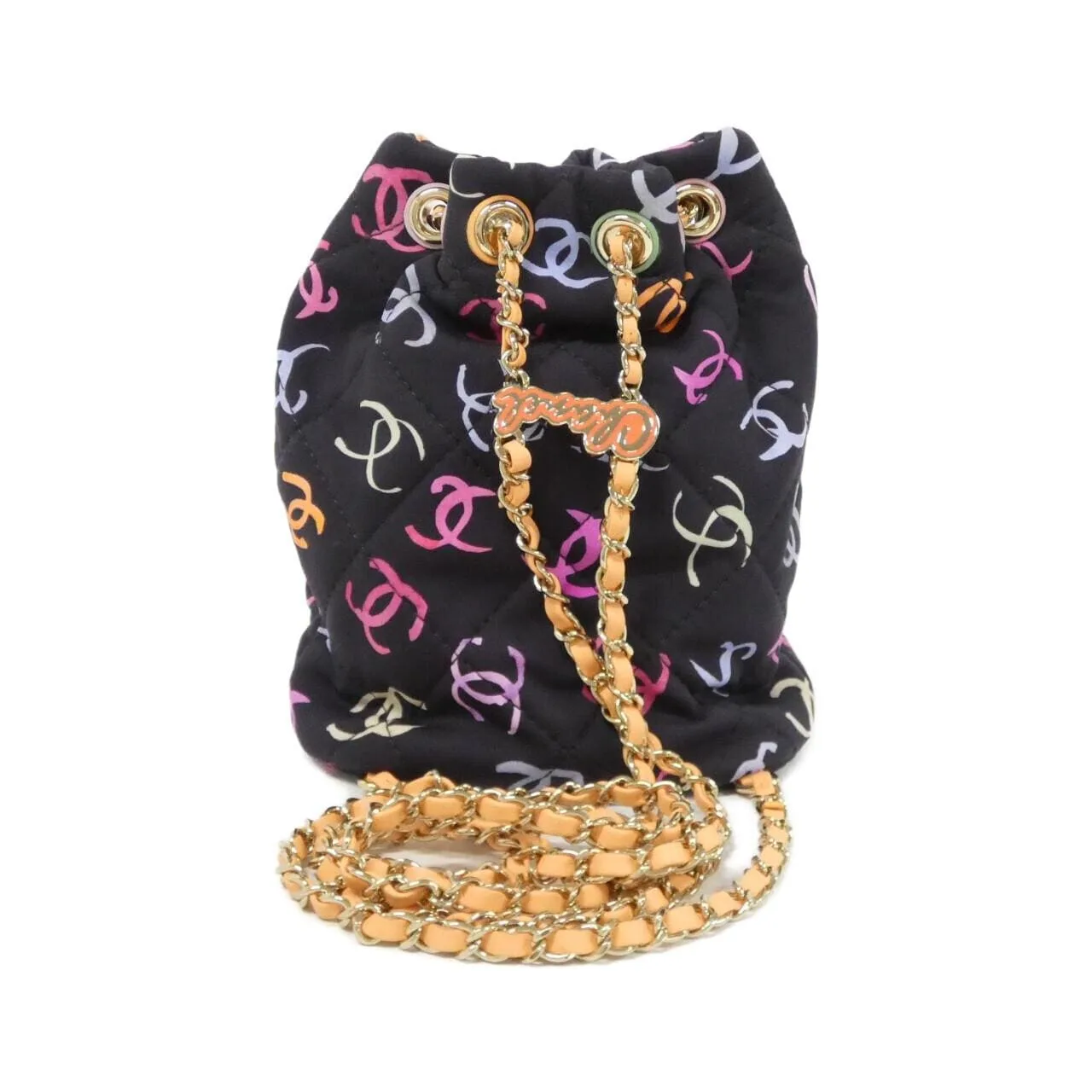 CHANEL AS4810 Backpack Canvas Multicolor 帆布 中古品A - 縮圖 2