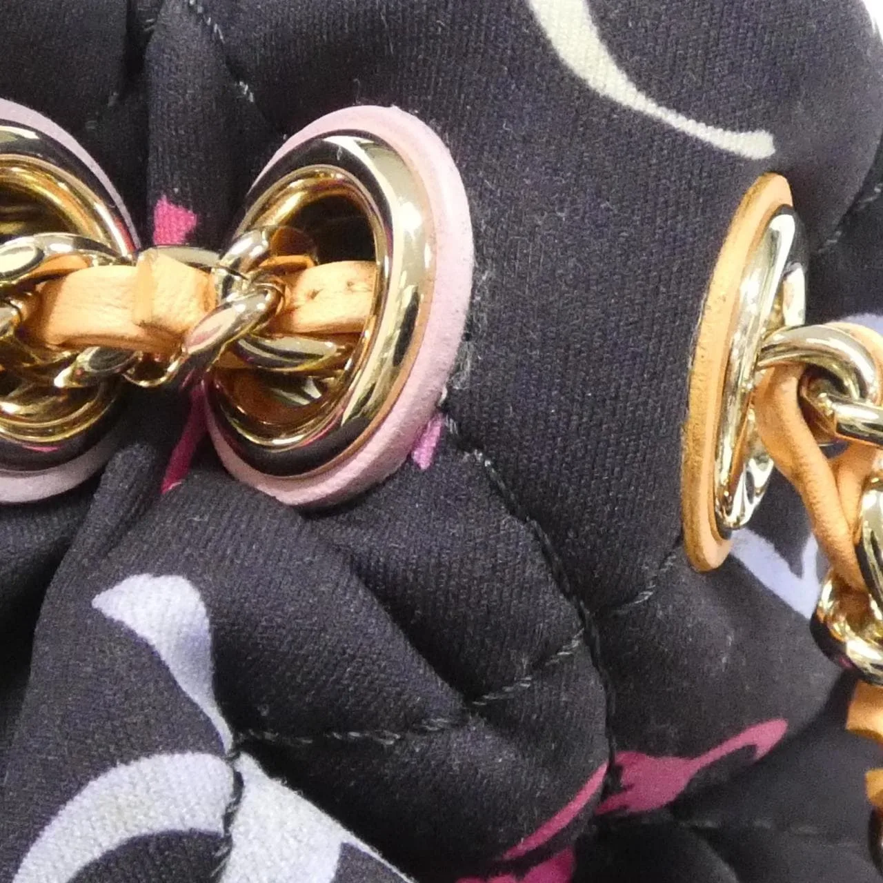 CHANEL AS4810 Backpack Canvas Multicolor 帆布 中古品A - 縮圖 4