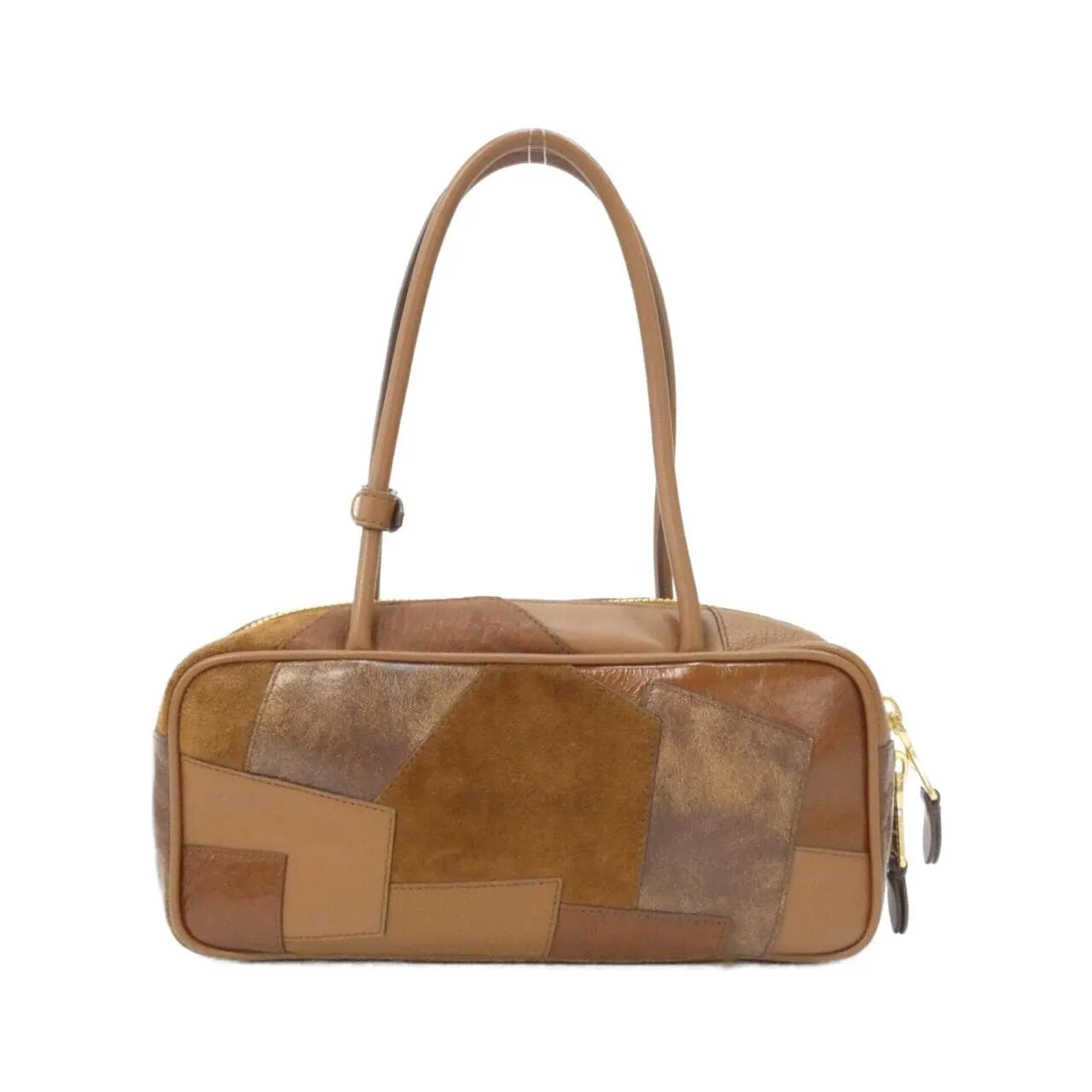 MIU MIU 5BB173 Handbag Cognac 中古品A - 縮圖 2