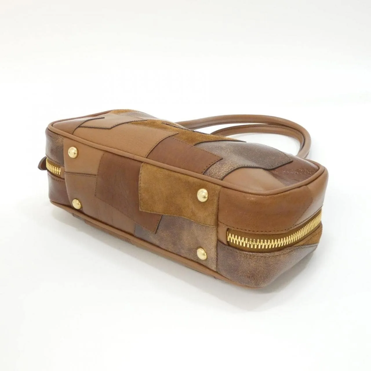 MIU MIU 5BB173 Handbag Cognac 中古品A - 縮圖 3