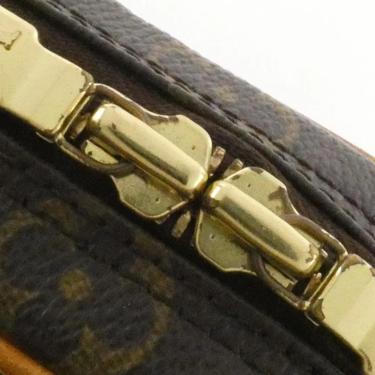 LOUIS VUITTON Pochette M51870 Shoulder Monogram 黑色 Monogram 中古品B - 縮圖 7