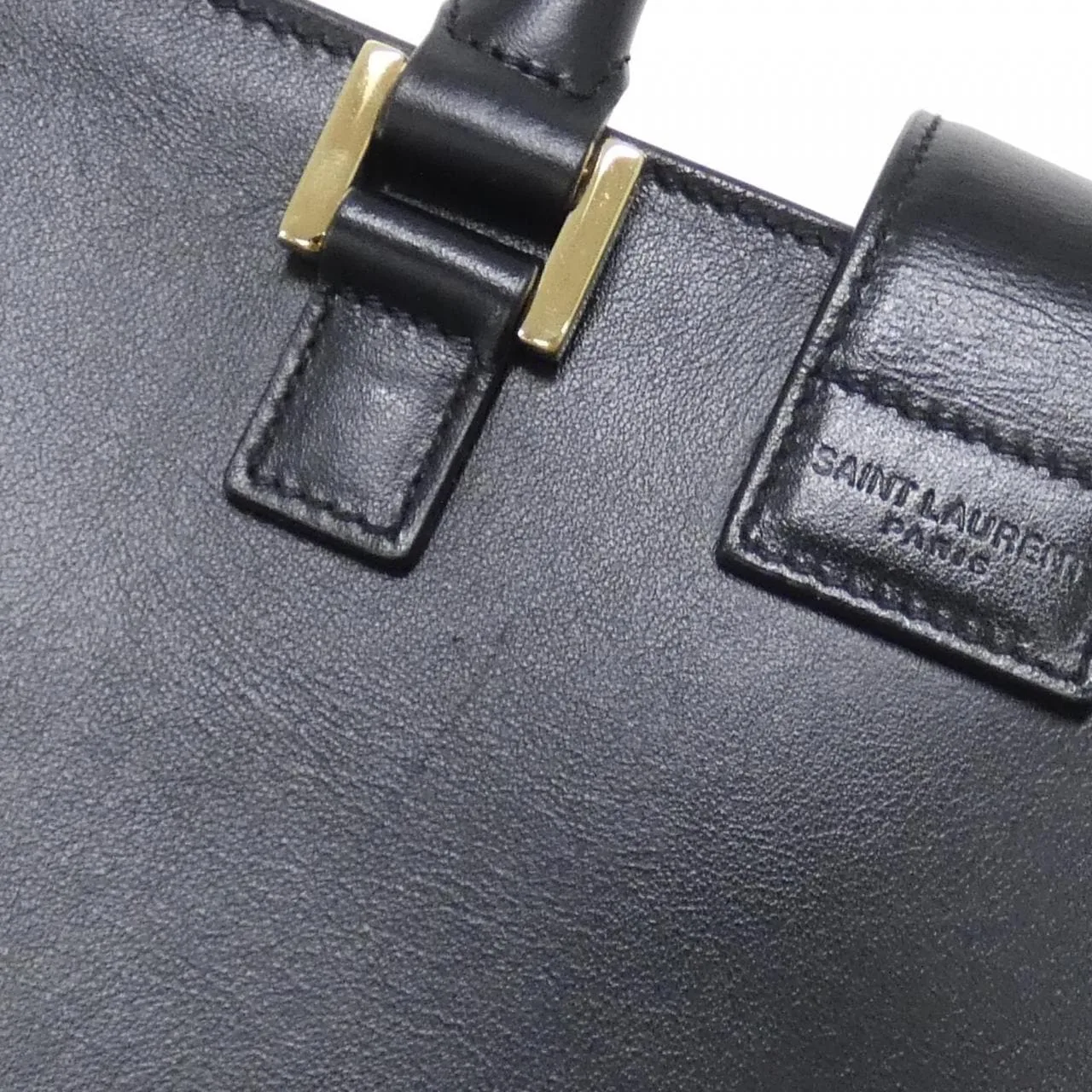 SAINT LAURENT Cabas 568853 DV700 Handbag Monogram Black Monogram Rank A - Thumbnail 4