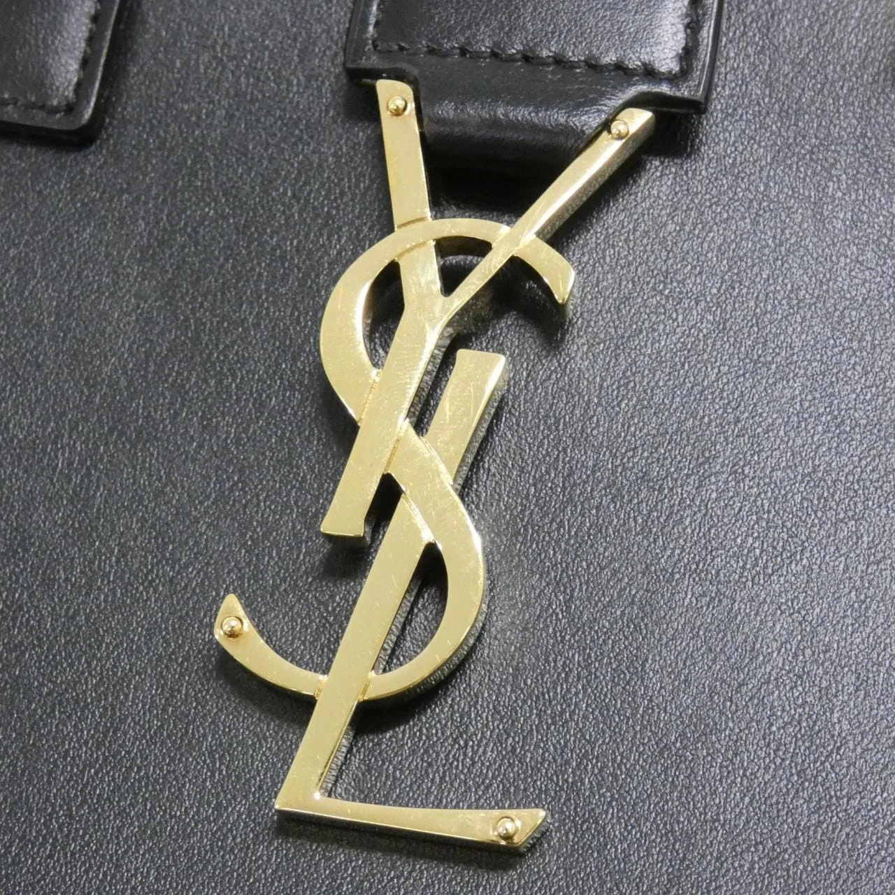 SAINT LAURENT Cabas 568853 DV700 Handbag Monogram Black Monogram Rank A - Thumbnail 6