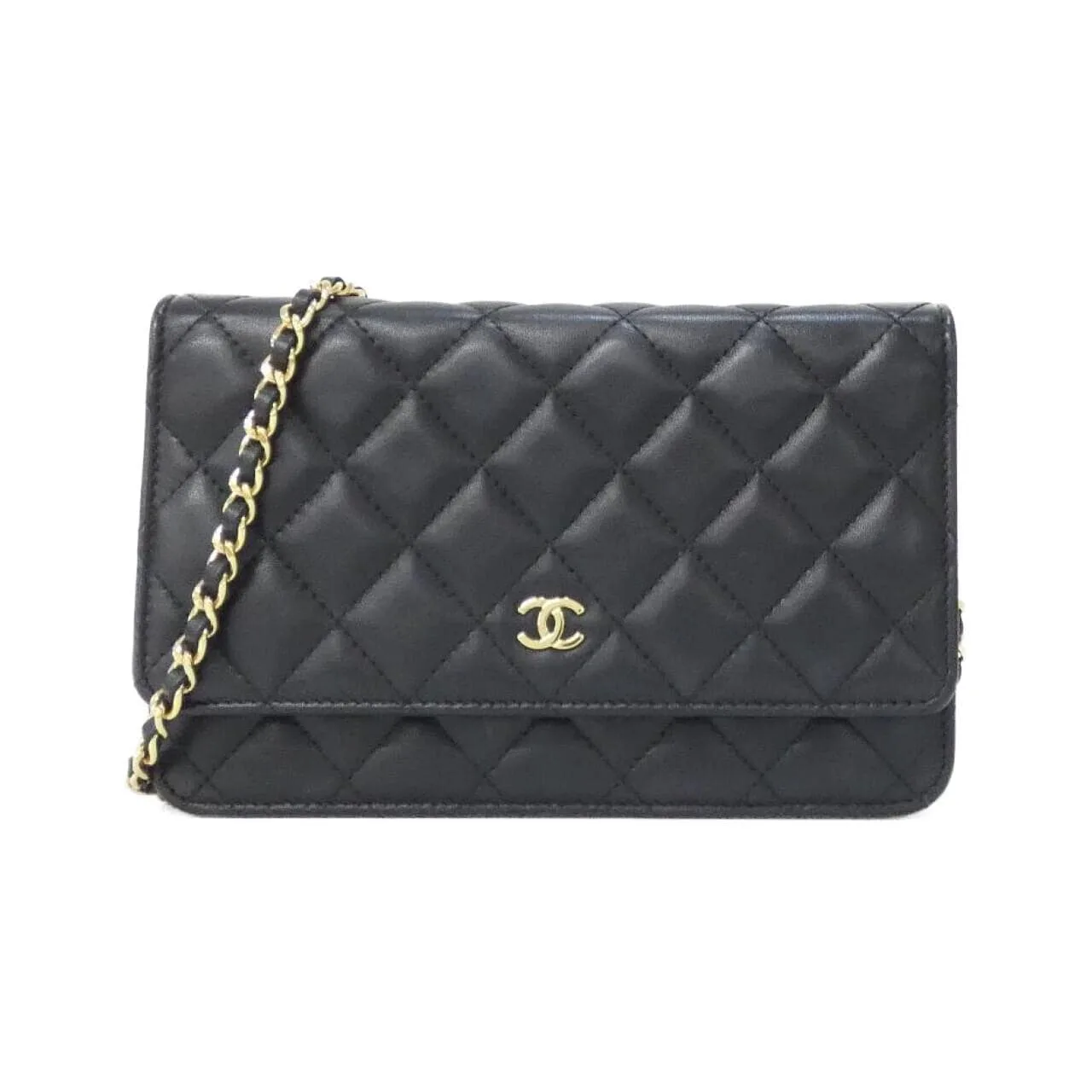 CHANEL Timeless Classic AP0250 Wallet Lambskin Black