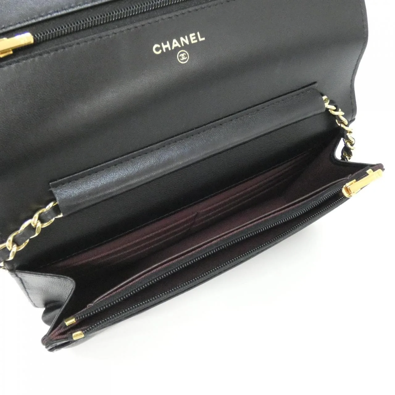 CHANEL Timeless Classic AP0250 Wallet Lambskin Black Lambskin Rank A - Thumbnail 10