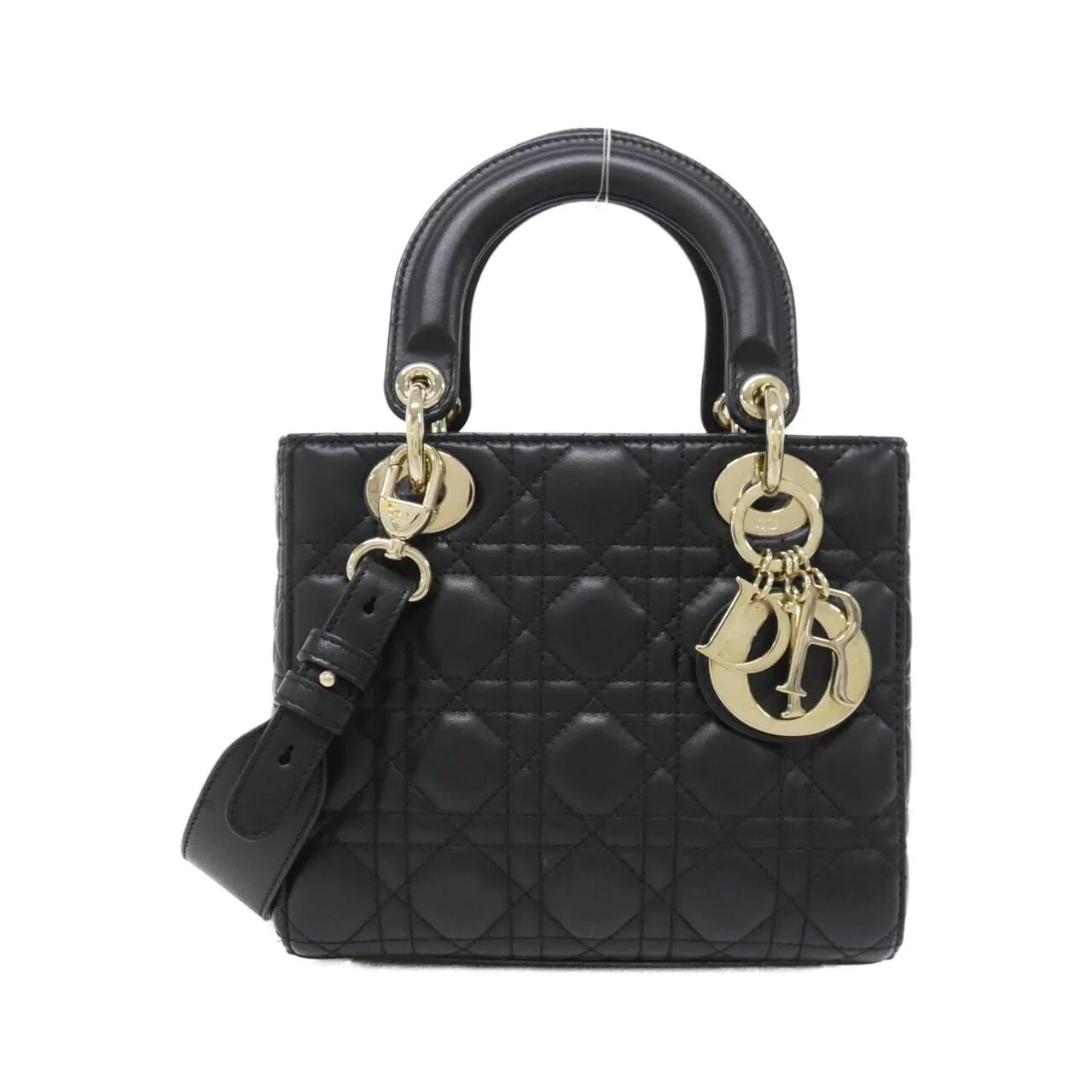DIOR Lady Dior M0538OCAL Handbag Lambskin Black
