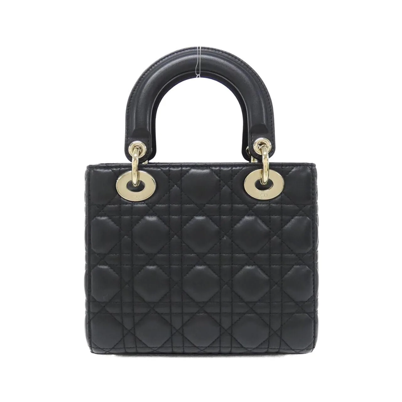 DIOR Lady Dior M0538OCAL Handbag Lambskin 黑色 羊皮 中古品A - 縮圖 2