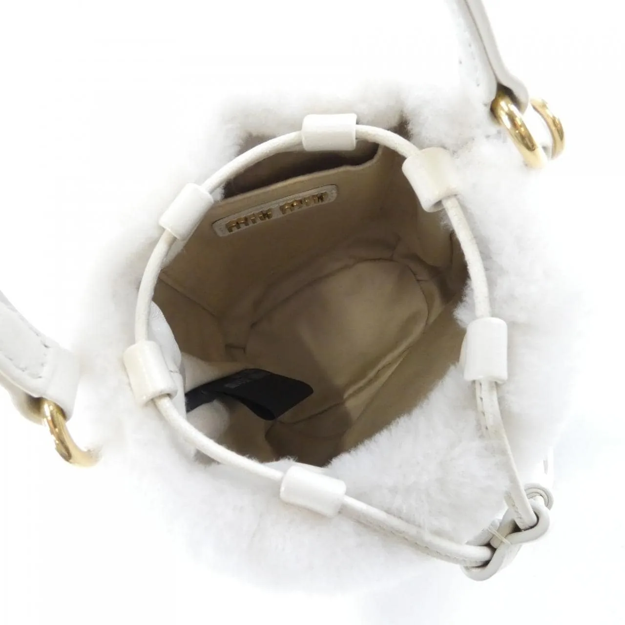 MIU MIU 5BE085 V Handbag 黑色 中古品B - 縮圖 10