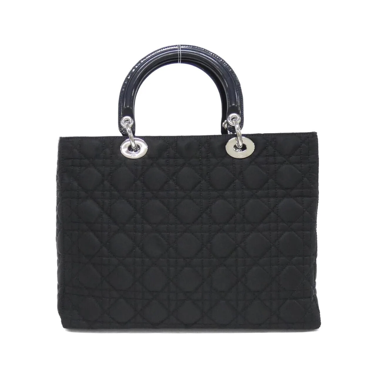 DIOR Lady Dior CAN44561 手提包 尼龍 黑色 尼龍 中古品A - 縮圖 2