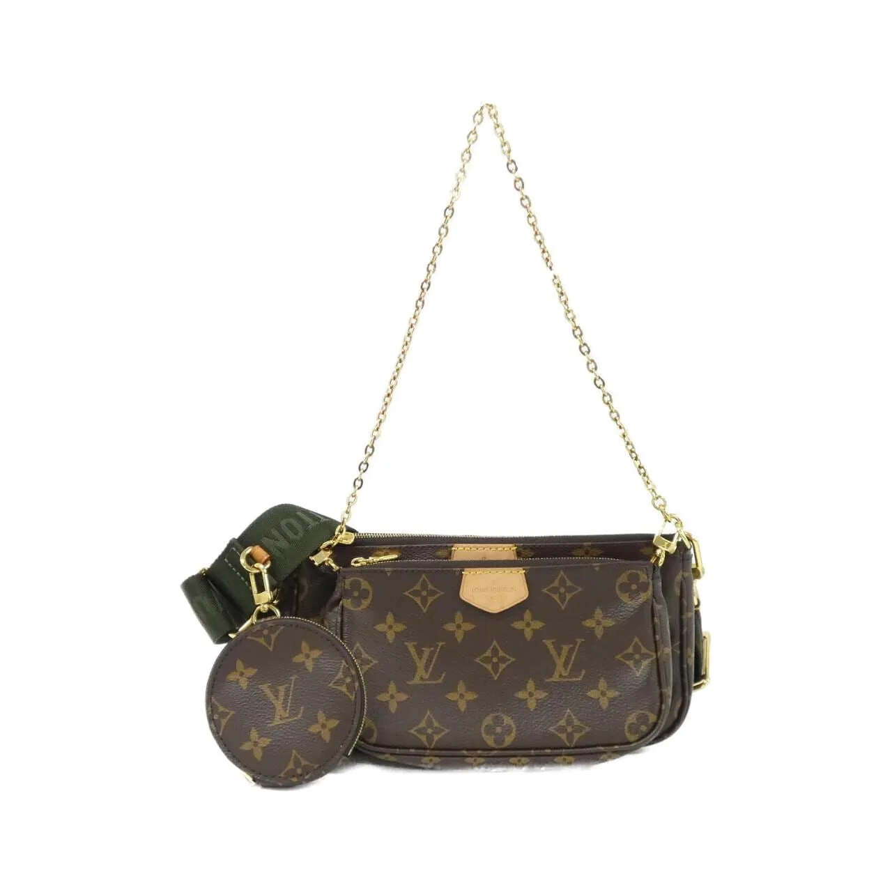 LOUIS VUITTON Pochette M44813 Shoulder Monogram Black