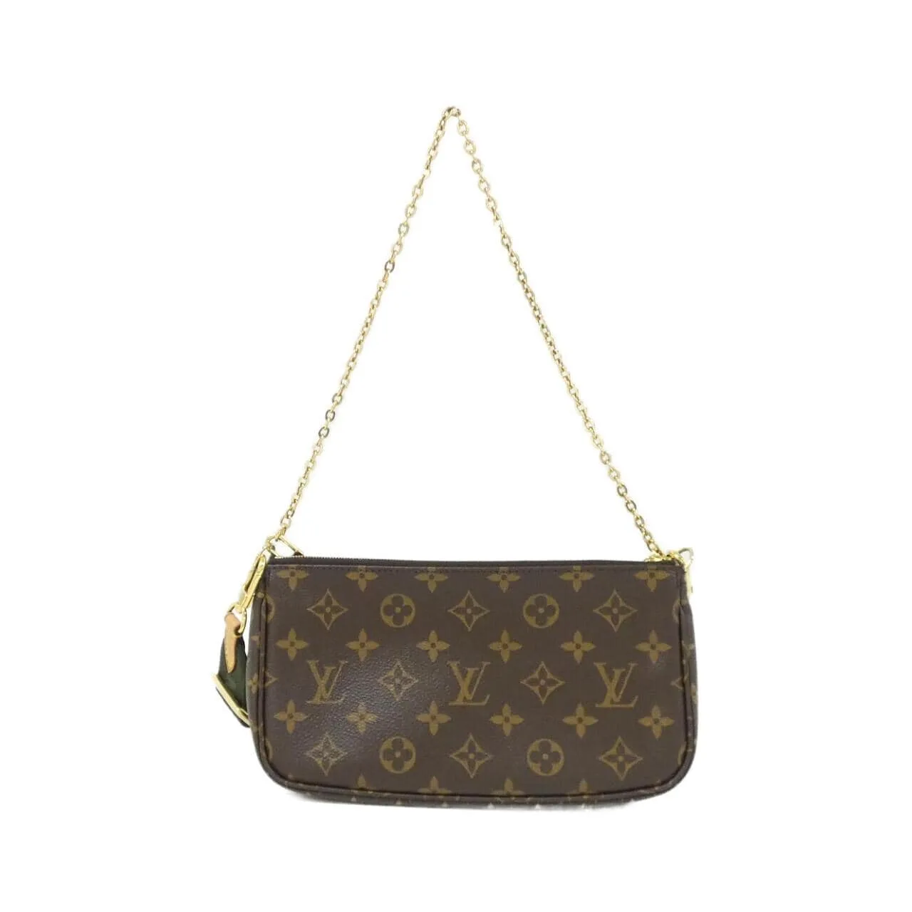 LOUIS VUITTON Pochette M44813 Shoulder Monogram 黑色 Monogram 中古品A - 縮圖 2