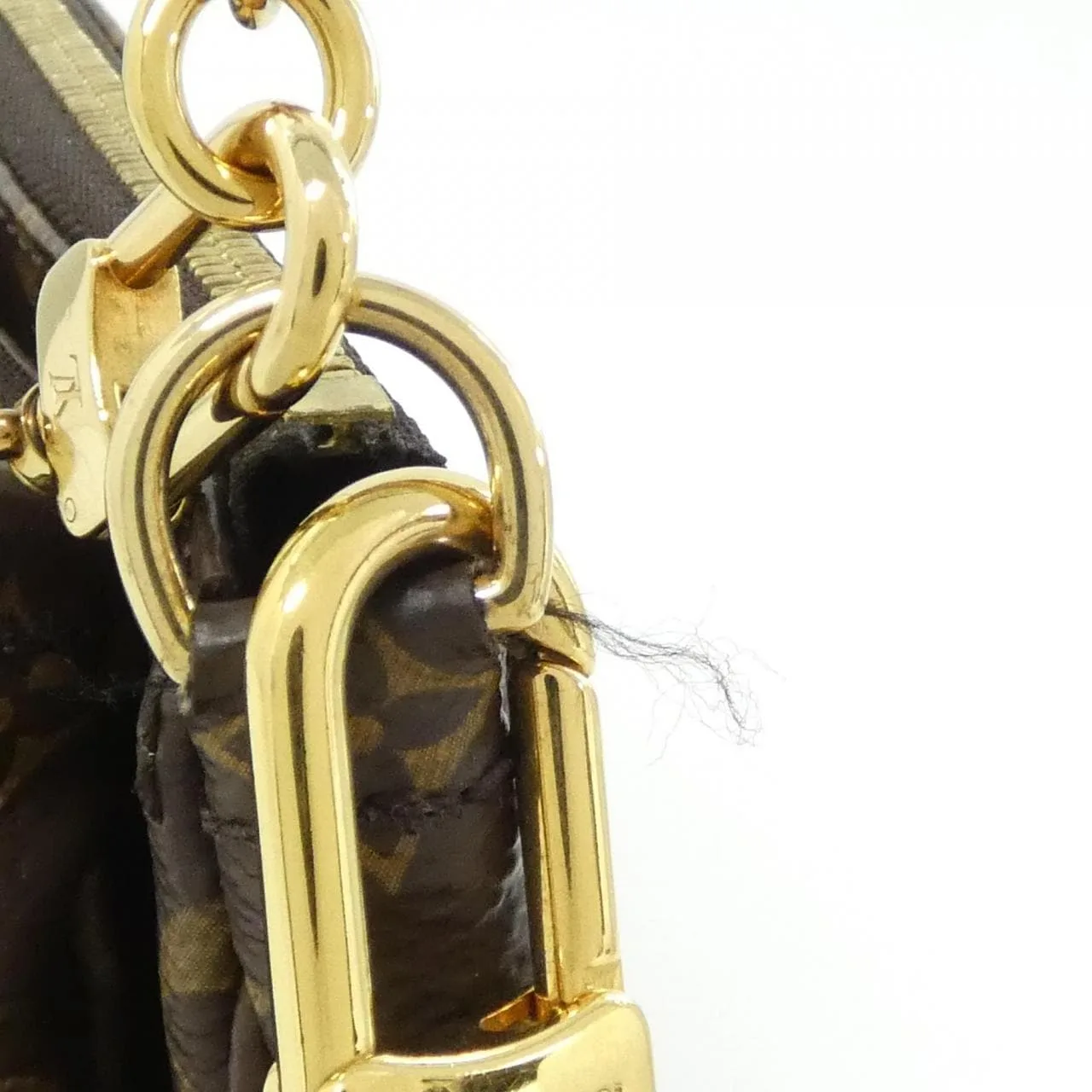 LOUIS VUITTON Pochette M44813 Shoulder Monogram 黑色 Monogram 中古品A - 縮圖 7