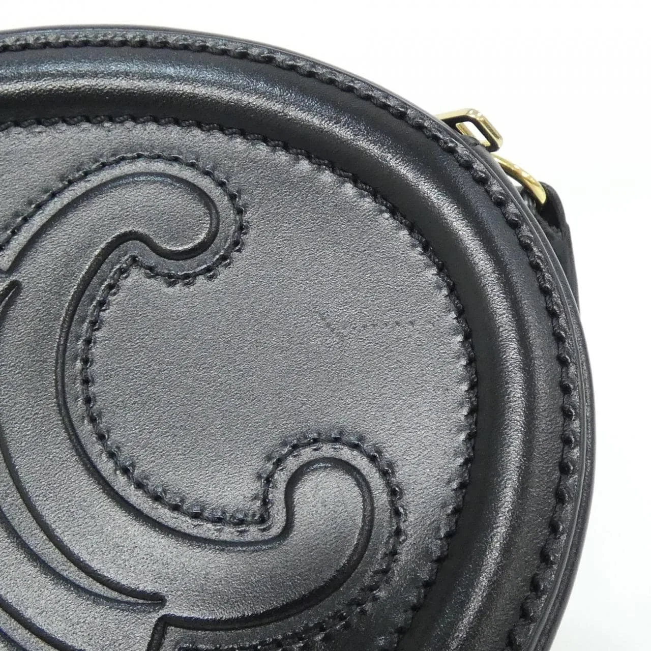 CELINE 10I703DPQ Shoulder Black - Thumbnail 3