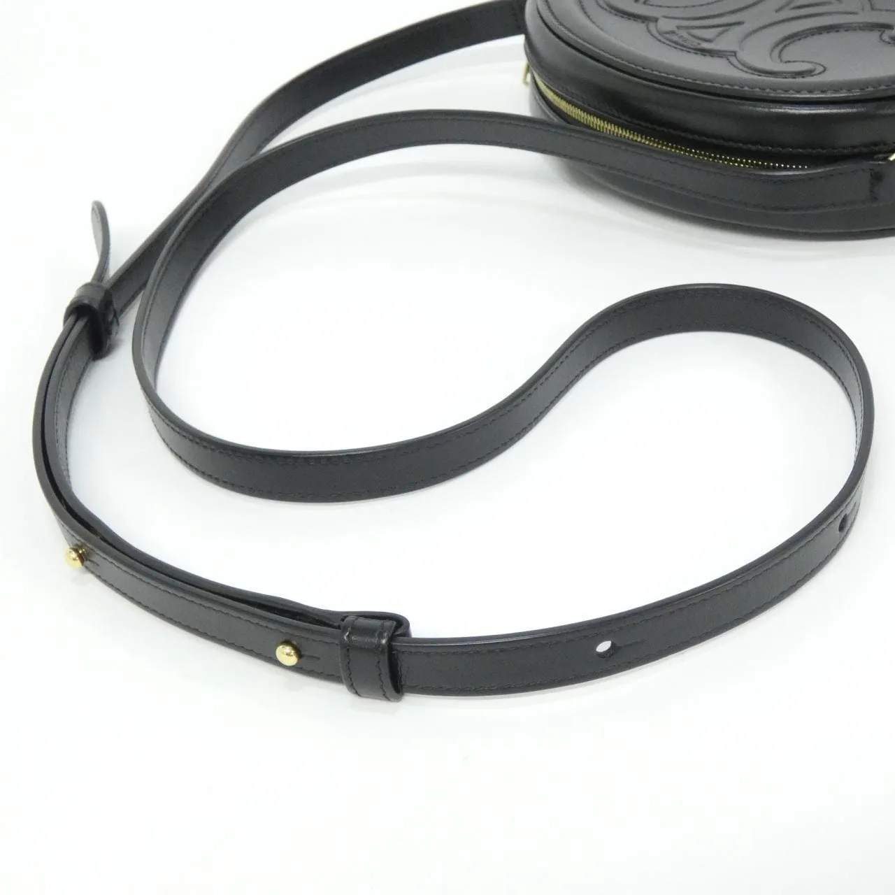 CELINE 10I703DPQ Shoulder Black - Thumbnail 7