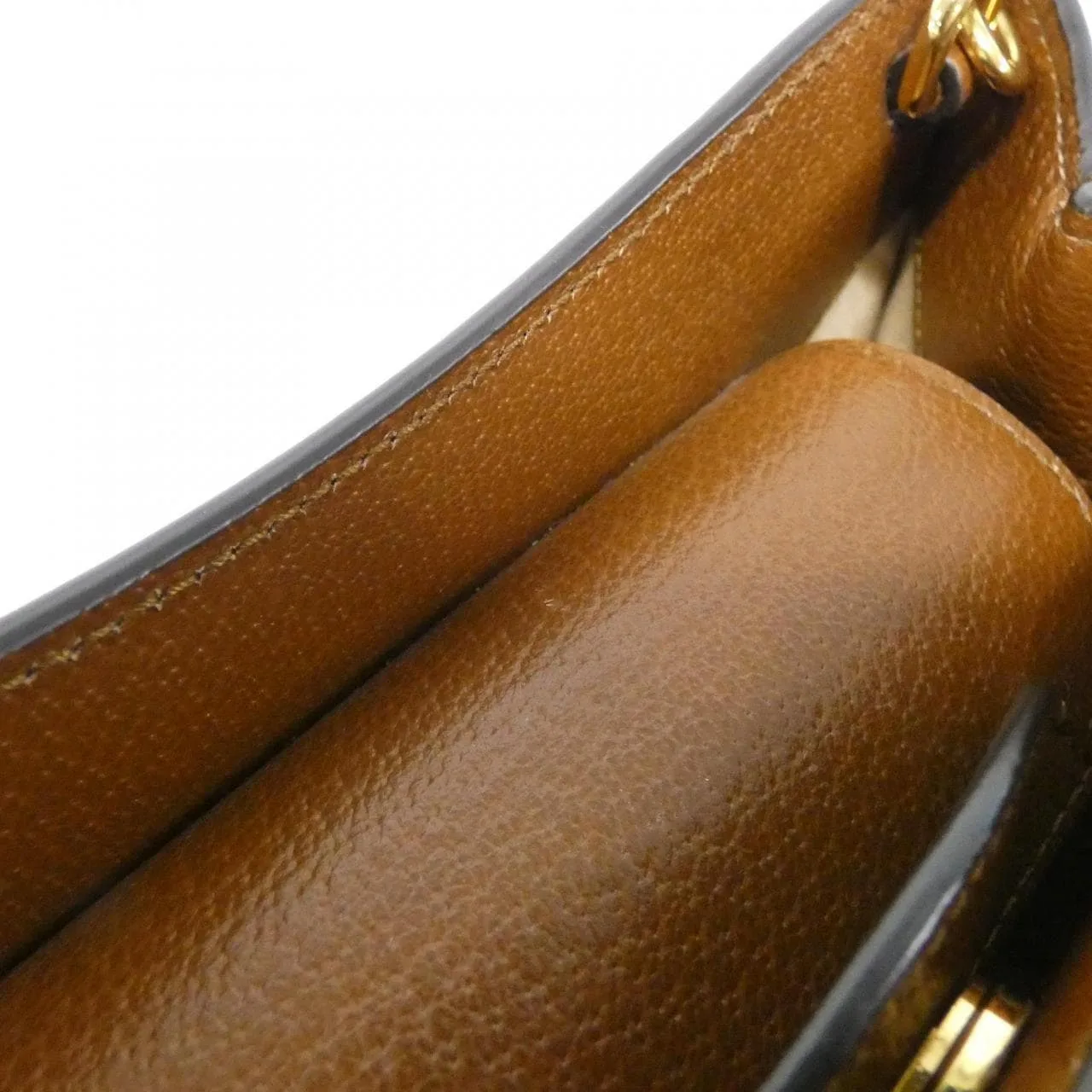 GUCCI 702721 U3ZDT Handbag Leather Black Leather Rank A - Thumbnail 4