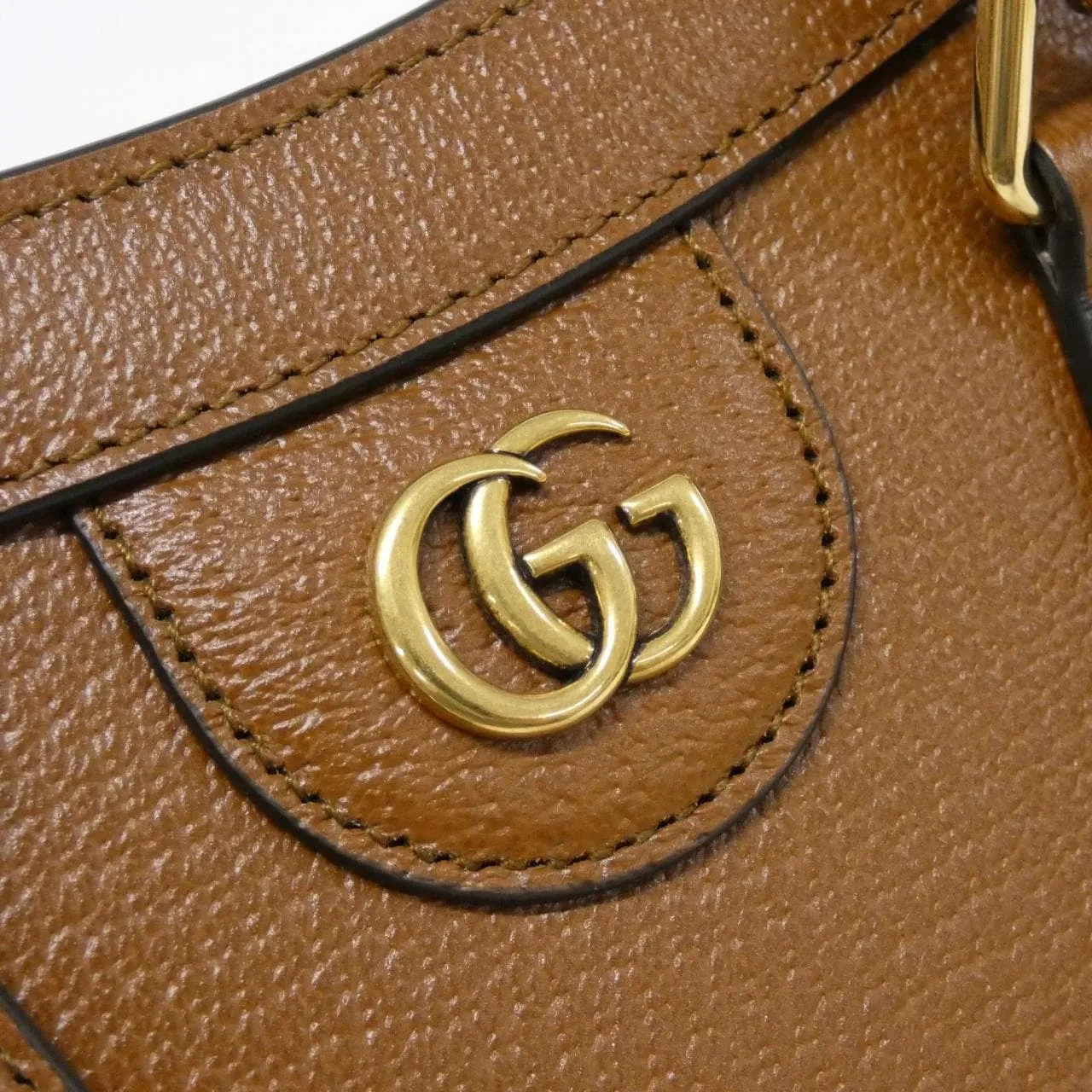 GUCCI 702721 U3ZDT Handbag Leather Black Leather Rank A - Thumbnail 5