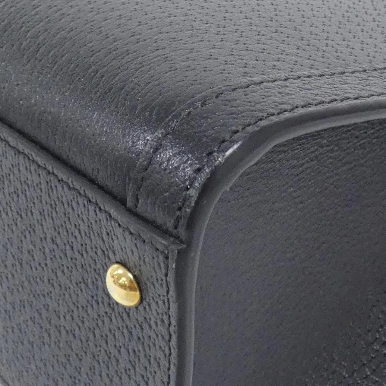 GUCCI 702721 U3ZDT Handbag Leather Black Leather Rank A - Thumbnail 3