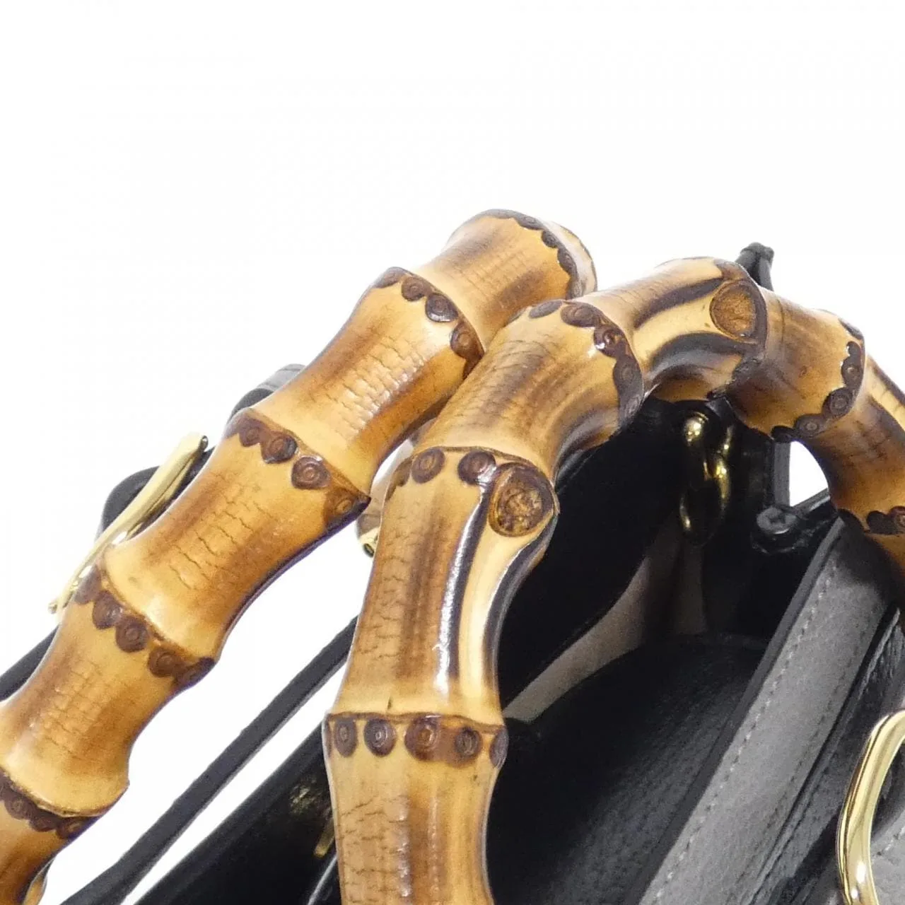 GUCCI 702721 U3ZDT Handbag Leather Black Leather Rank A - Thumbnail 8