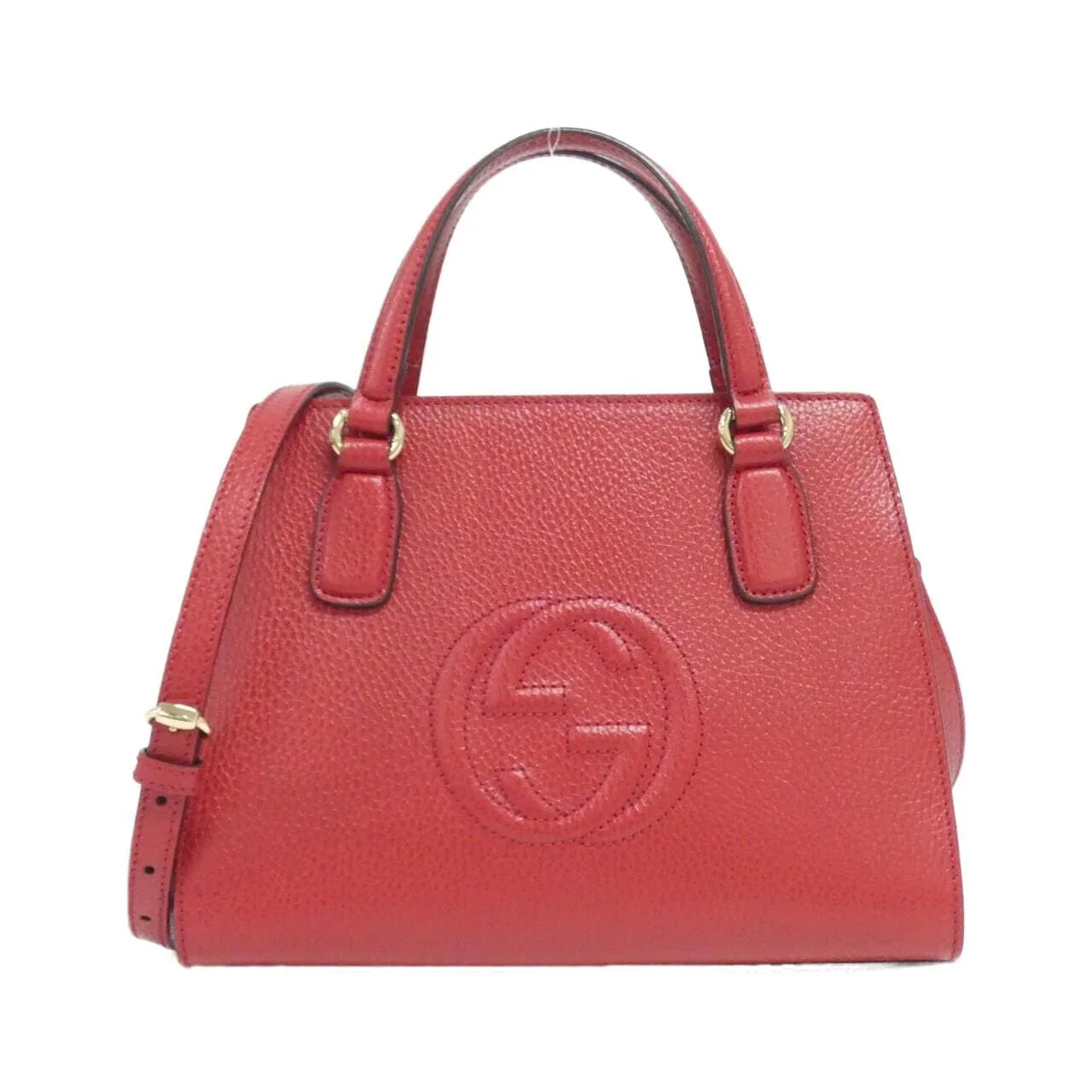 GUCCI 607722 CAO0G Handbag Leather