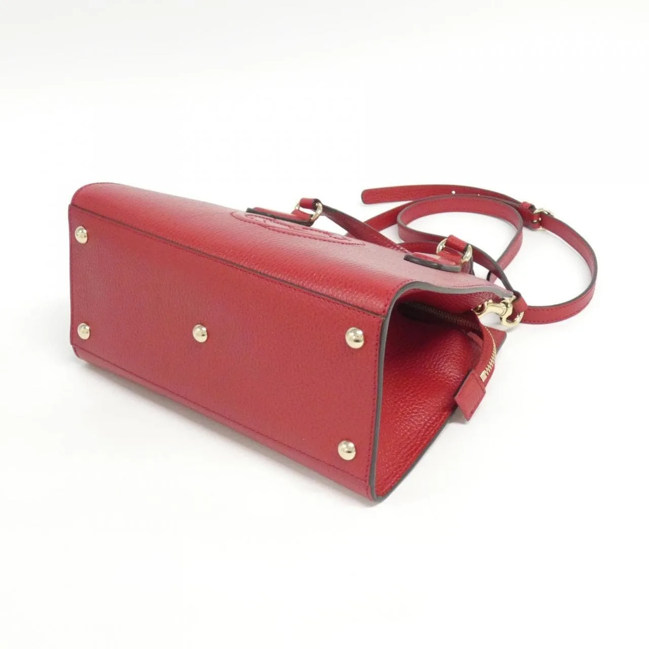 GUCCI 607722 CAO0G Handbag Leather Black Leather Rank A - Thumbnail 3