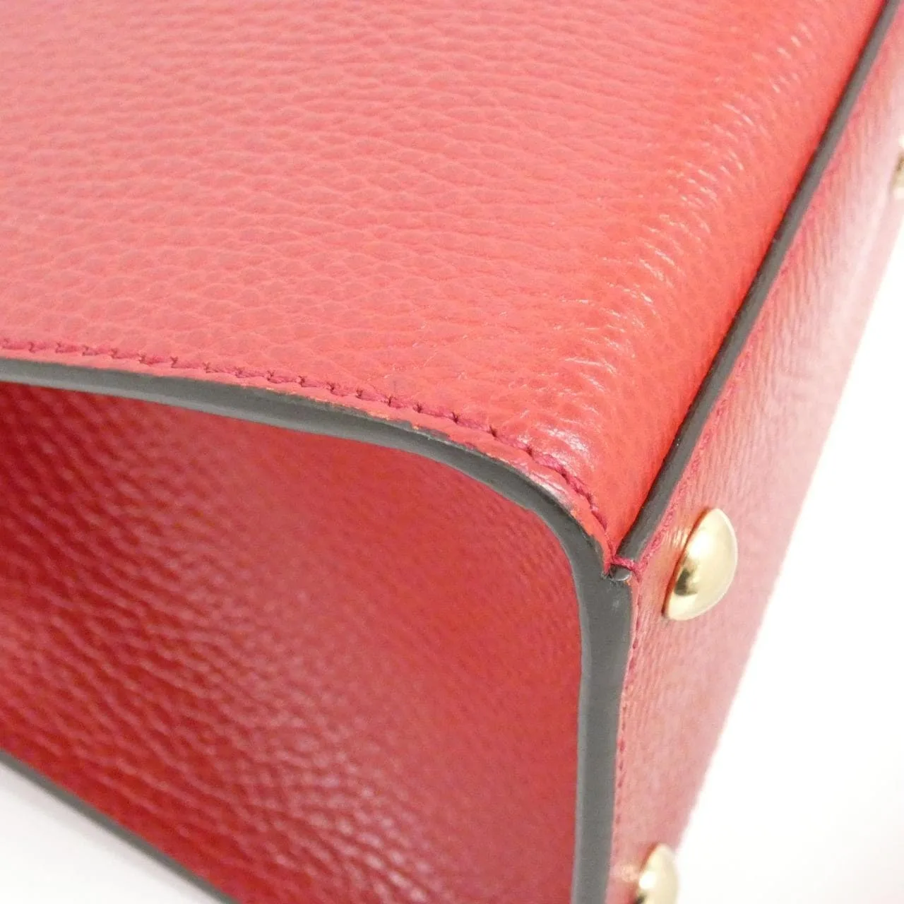 GUCCI 607722 CAO0G Handbag Leather Black Leather Rank A - Thumbnail 4