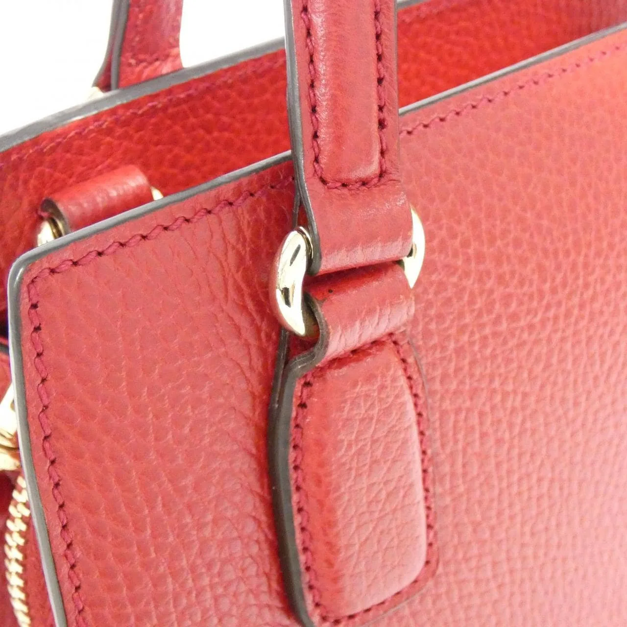 GUCCI 607722 CAO0G Handbag Leather Black Leather Rank A - Thumbnail 5