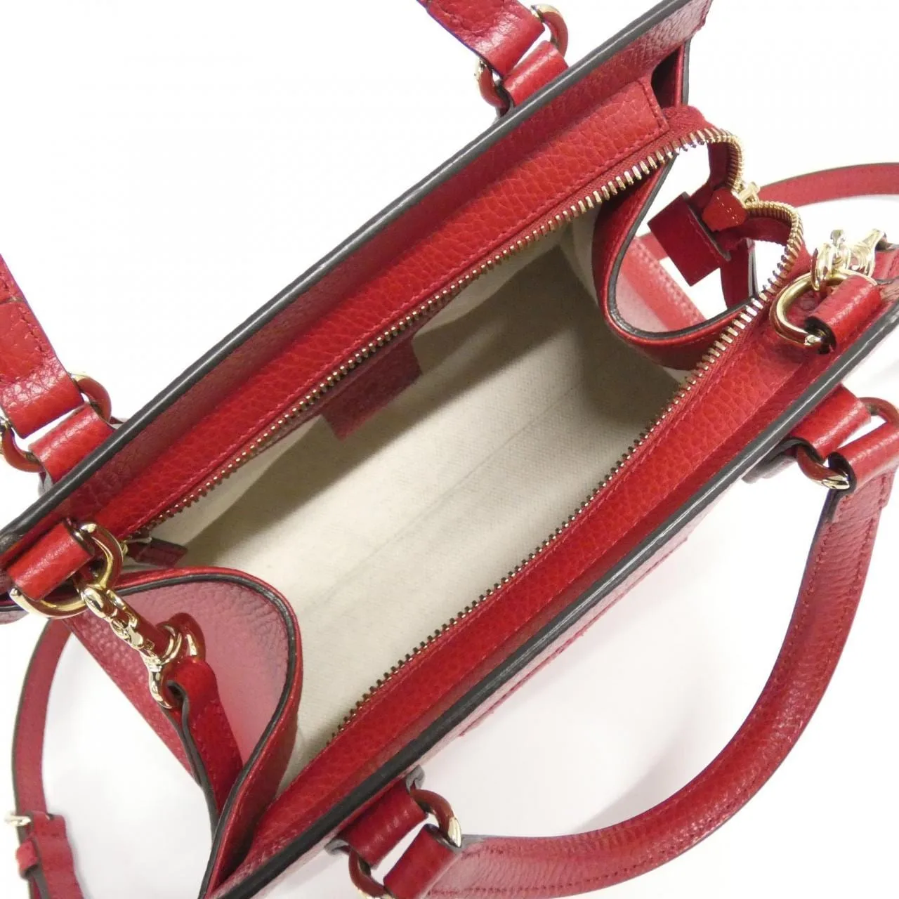 GUCCI 607722 CAO0G Handbag Leather Black Leather Rank A - Thumbnail 7