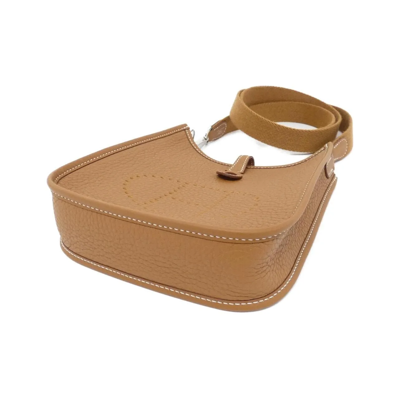 HERMES Evelyne 069426CK Shoulder Clemence 金色 Clemence 皮 未使用品 - 縮圖 3