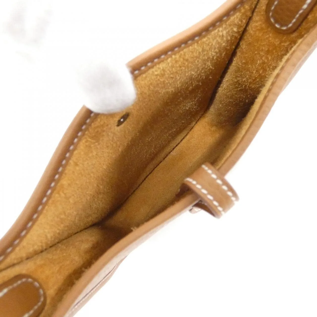 HERMES Evelyne 069426CK Shoulder Clemence 金色 Clemence 皮 未使用品 - 縮圖 5