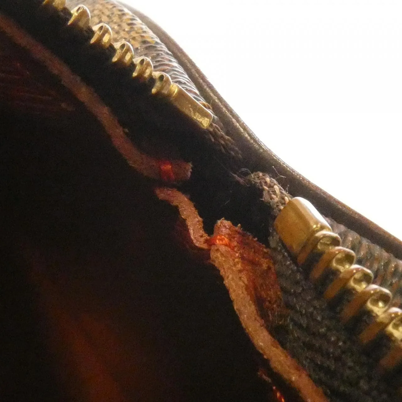 LOUIS VUITTON Papillon N51304 Handbag Damier 黑色 Damier 中古品B - 縮圖 8