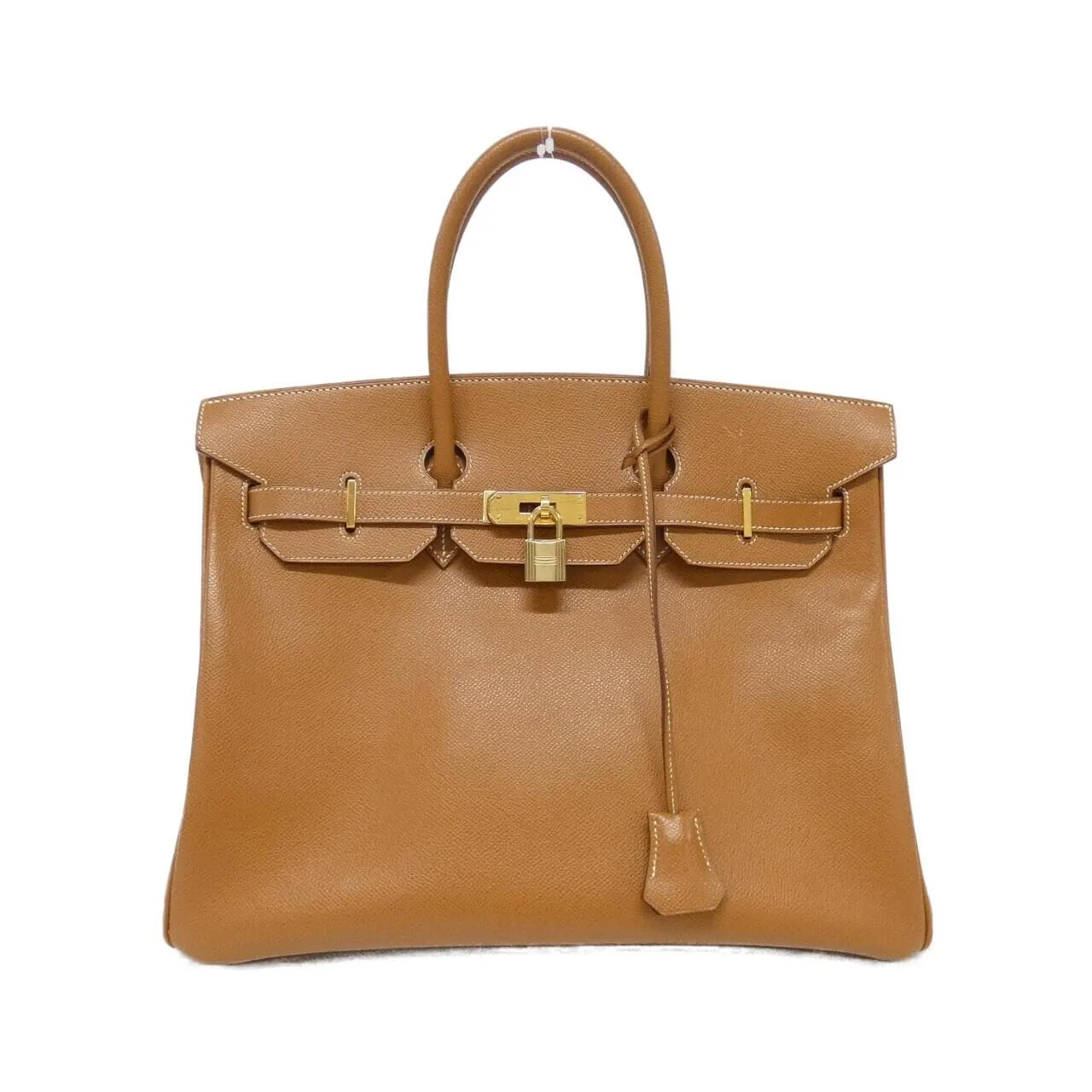 HERMES Birkin 021696CC Handbag Gold