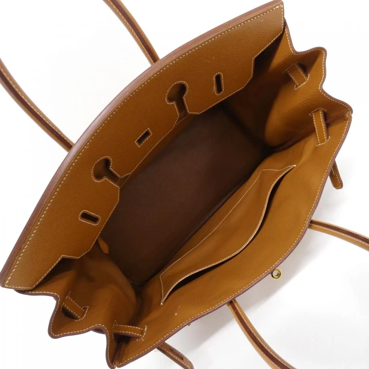 HERMES Birkin 021696CC Handbag Gold Rank A - Thumbnail 9